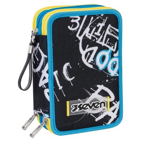 Astuccio Completo Seven 300102374 899 Abstract Graffiti Boy Jet Black - Foto 1