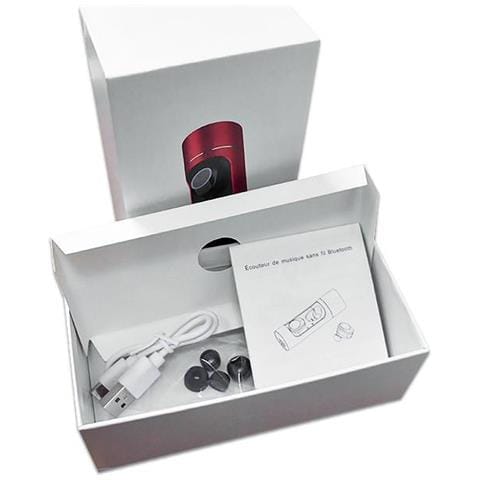 Cuffie Auricolari Senza Fili Wifi Touch Wireless Bluetooth Power Bank 800mah - Foto 7