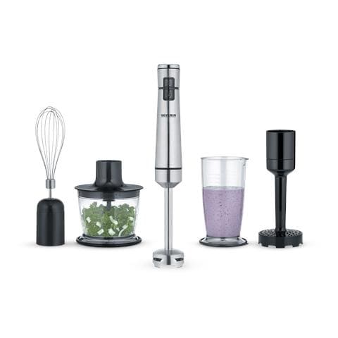 Frullatore ad immersione SM 3775 Capacità 0.7 Litri Potenza 100 Watt Colore Nero, Acciaio inossidabile - Foto 1