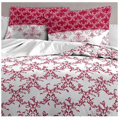 Copripiumino Bianco Bordeaux 220 X 240 Cm - Foto 2