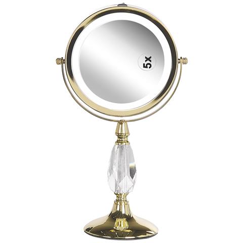 Specchio Per Make-up Led Maury Oro - Foto 2