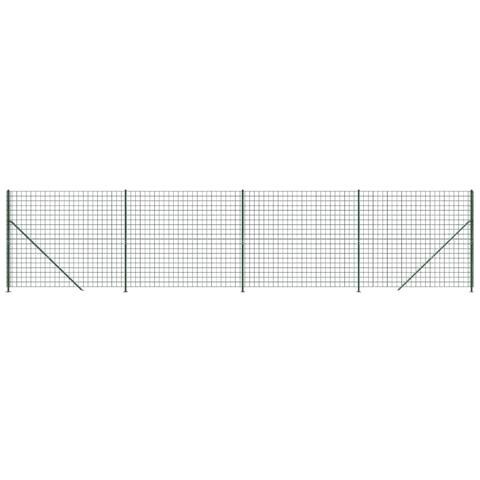 Recinzione Metallica Con Flangia Verde 2,2x10 M - Foto 1