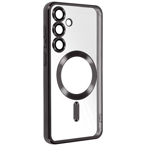 Cover Magsafe Per Samsung Galaxy S24 Plus Silicone Bordo Cromato - Foto 5