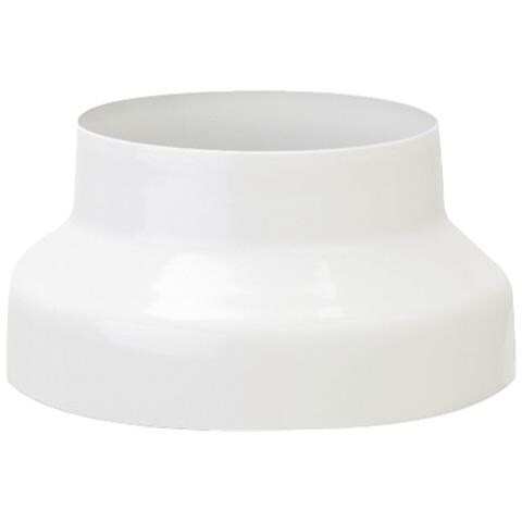 Riduzione Tubi Smaltati Per Stufe In Acciaio Porcellanato - 12/10 White - Foto 1