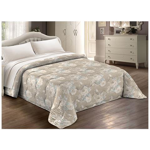 Trapunta Piumone Letto Invernale Imbottita 300gr Scaldanotti Laura Sabbia 2 Piazze Sabbia - Foto 1