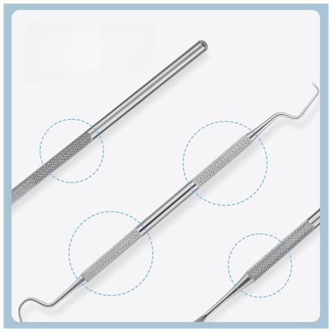Strumenti Dentali, Plettri Da 5 Pezzi Per La Pulizia Dei Denti Silver - Foto 2
