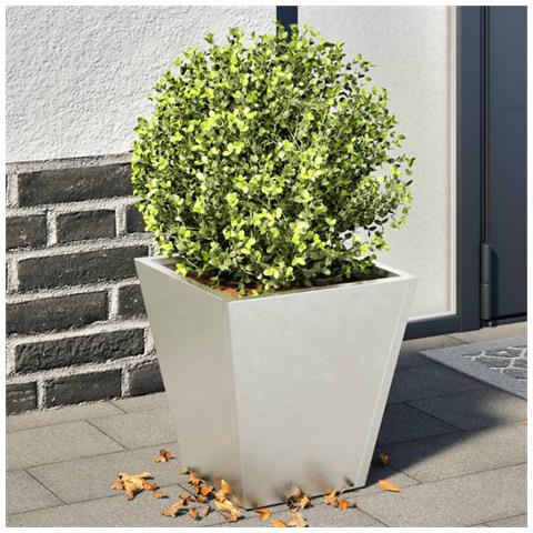 Fioriere da Giardino 2 pz 30x30x30 cm in Acciaio Zincato - Foto 10