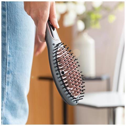 Bamba InstantCare 1100 Smooth Brush Spazzola lisciante Caldo Grigio, Rosa 61 W 3 m - Foto 9