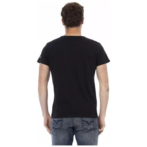 Maglietta In Cotone Nero - Xl - Foto 3