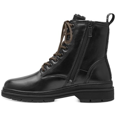 Black Casual Closed Booties Stivaletti Pelle Scarpe Donna Nero Eu 36, 1-26230-41 001 - Foto 3