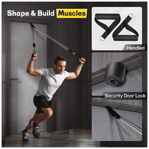 Set Di Fasce Di Resistenza Da 150 Libbre Per L'allenamento Della Forza E La Costruzione Muscolare - Foto 2