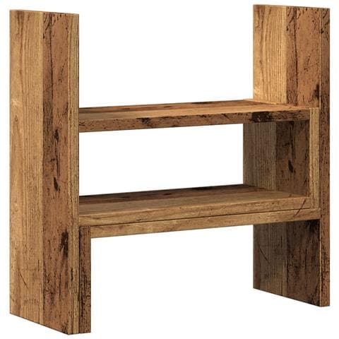 Organizer Scrivania Legno Antico 40x17x41 Cm In Truciolato - Foto 2