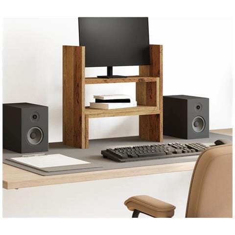 Organizer Scrivania Legno Antico 40x17x41 Cm In Truciolato - Foto 1