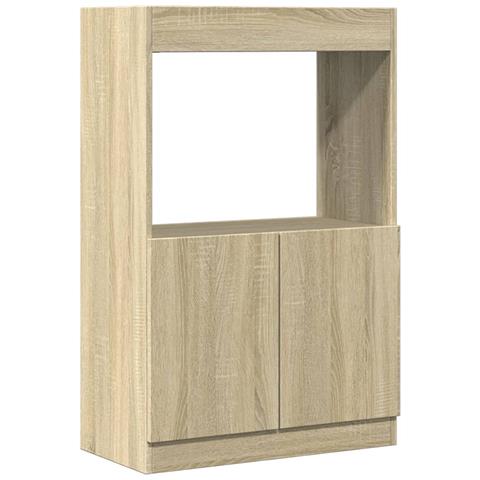 Credenza Rovere Sonoma 63x33x100 Cm In Truciolato - Foto 2