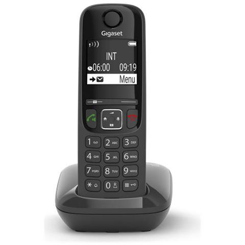 As690 Telefono Analogico /dect Identificatore Di Chiamata Nero - Foto 2