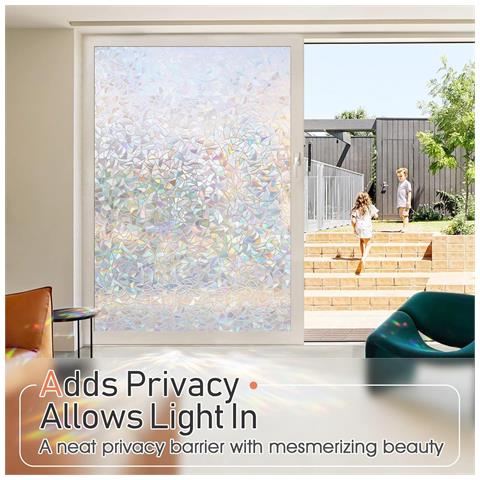 Pellicola Per Vetri Privacy Satinata Opaca 30x100 Cm - Foto 2