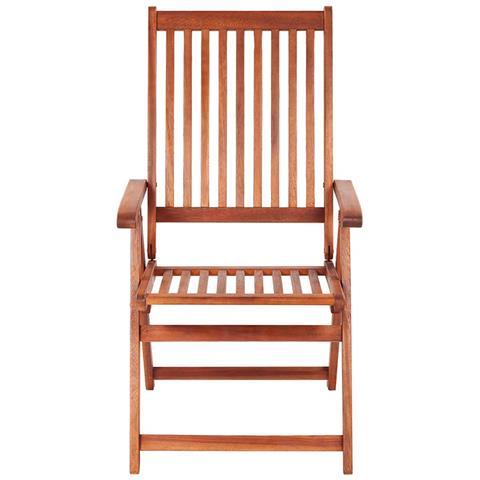 Lusso Casadino -  Sedie Da Giardino Pieghevoli 2 Pz In Massello D'acacia Marrone - Foto 1