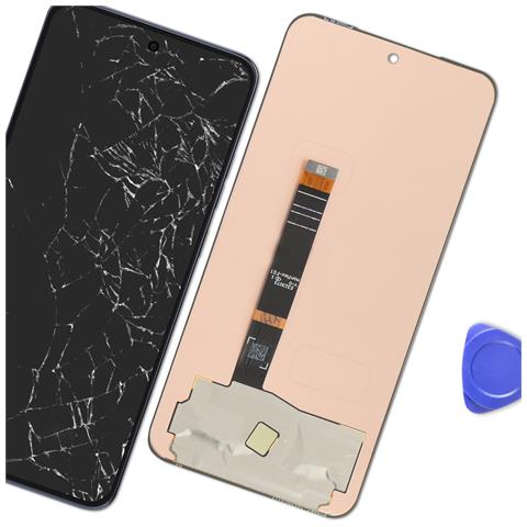Schermo Lcd E Vetro Touch Per Motorola Edge 50 Neo Nero, Nero - Foto 2