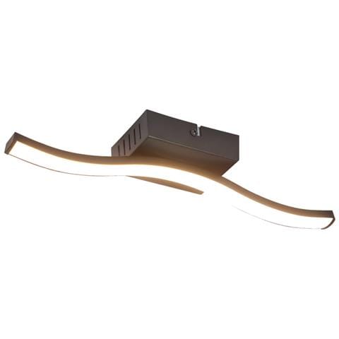 Moderna Plafoniera A Led Con Design Ondulato Nero Per Soggiorno, 3000k, Ideale Per Corridoio O Cucina - Foto 1