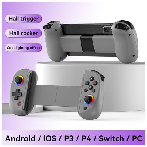 Gamepad Wireless Estensibile D8 Per Telefoni E Tablet Grey - Foto 1