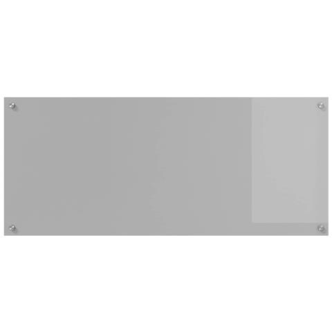 Pannello di schiena per cucina Grigio chiaro 120x50x0,6 cm in vetro temperato - Foto 2