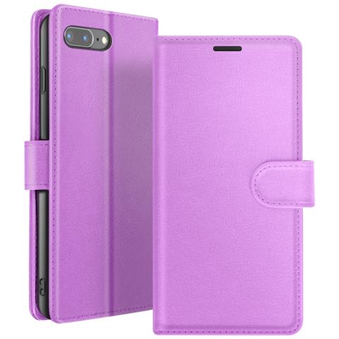 Custodia A Portafoglio Per Iphone 8 Plus / 7 Plus Supporto E Linguetta Magnetica, Viola - Foto 1