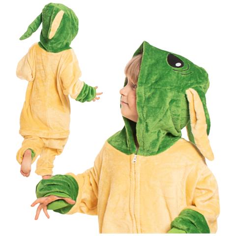 Pigiama Per Bambini Kigurumi Onesie Star Wars Yoda Giallo 115-125 Cm - Foto 1