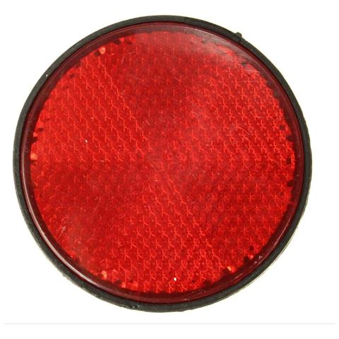 Catarinfrangente Con Vite M5 Rosso Ø 80mm Confezione Da 10 Pezzi - Foto 1