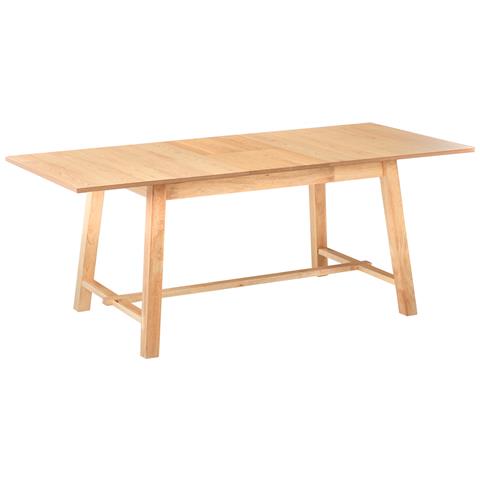 Tavolo Da Pranzo Estensibile Barnes Frassino Chiaro 160/200 Cm 90 Cm - Foto 2