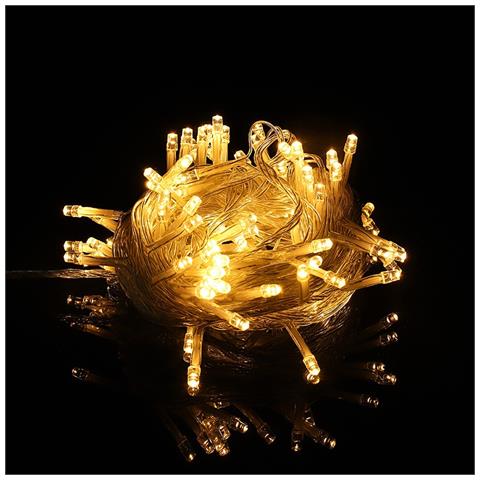 Catena Luminosa 30m 300 Led Bianco Caldo Con 8 Modalità - Spina Eu - Foto 2