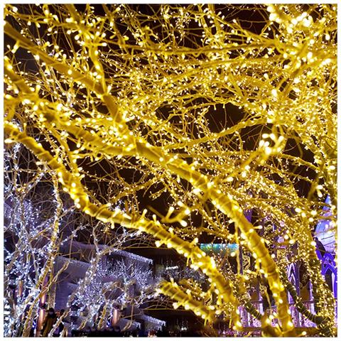 Catena Luminosa 30m 300 Led Bianco Caldo Con 8 Modalità - Spina Eu - Foto 4