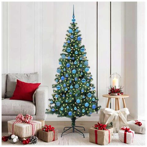 Albero di Natale artificiale con luci integrate Verde 180 cm - Foto 2