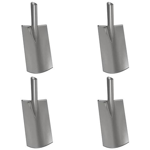 Testa di Pala 4 pcs Argento 43 x 17 cm - Foto 1