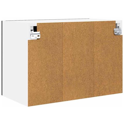 Armadio pensile Riga 2 pcs Rovere Nero 60 x 31 x 40 cm - Foto 9