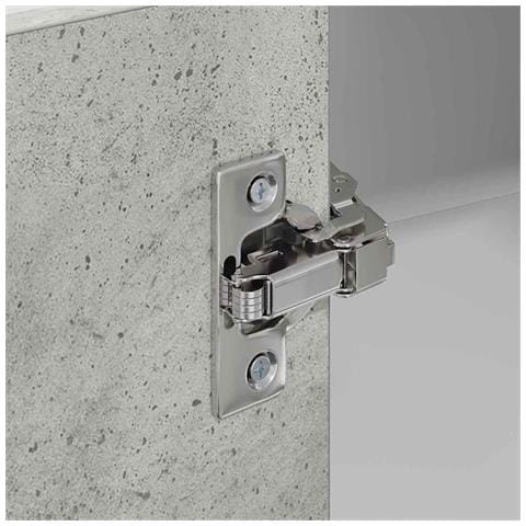 Armadio pensile Riga Grigio Cemento e Bianco 57 x 57 x 100 cm - Foto 9