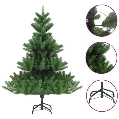 Albero Di Natale Artificiale Abete Nordmann Verde 120 Cm - Foto 2