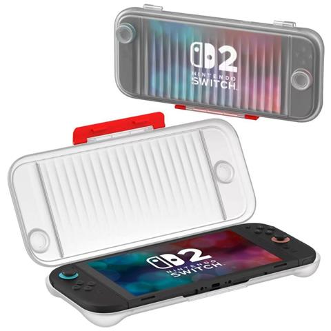 Custodia Rigida Per Il Trasporto Compatibile Con Nintendo Switch 2 - Cover Protettiva Con Assorbimento Degli Urti Transparent - Foto 1