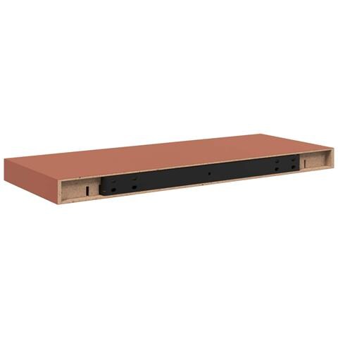 Scaffale da parete 4 pcs Rosso 60 x 23 x 4 cm Legno multistrato - Foto 9