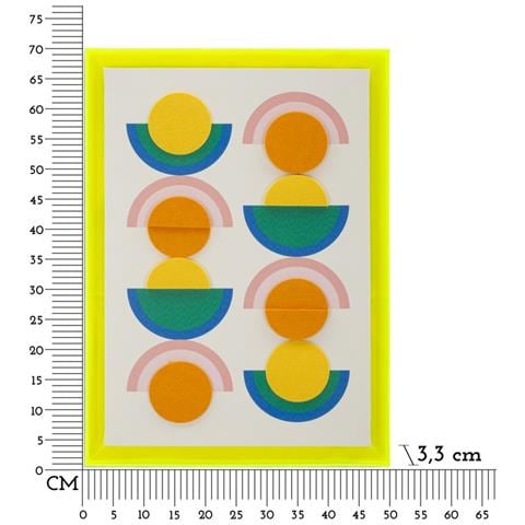 Stampa Su Tela Pop Art Modello B Con Cornice Giallo Fluo - Foto 7
