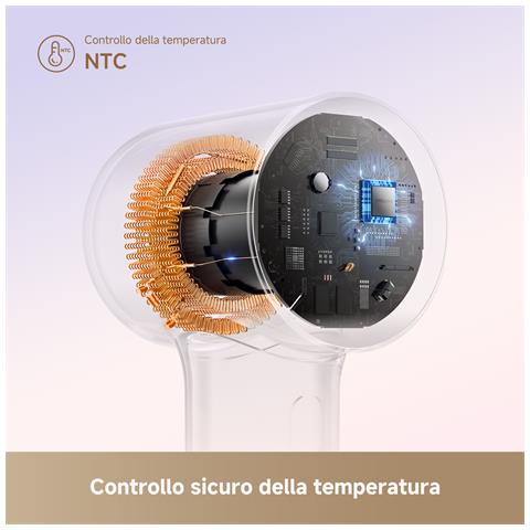 Dreame Mini Flow, 100000 Giri/min, 70 m/s, 58 dB, Rosa, 1,8 m, 1200 W - Foto 11