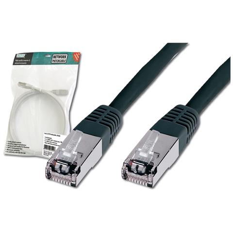 Cable Cat5e SF / UTP 2m black RJ45 / RJ45 - Foto 1