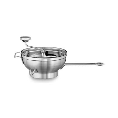 Passaverdure in acciaio Inox con contromanico 22 cm - Foto 2