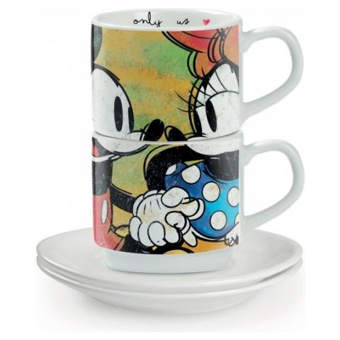 Set 6 Tazzine Caffè Mickey Love Con Metalrack - Foto 4