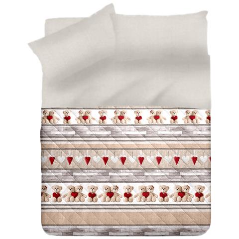 Trapuntino Piumino Estivo Primaverile 100g Disegno Sweet Orsetto Matrimoniale Sweet Orsetto - Foto 2