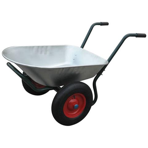 Carriola Per Giardinaggio Con Due Ruote 66 L - Foto 1