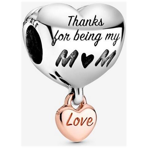 Ciondolo A Formare Di Cuore ""love You Mum"", 1.68 Cm, Multicolore - Foto 6