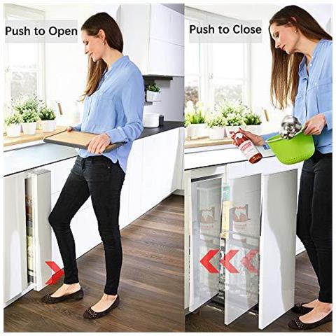 Push-to-open Door Catture 10 Pacchetti Armadio Spinta Magnetica Cattura Fermo Di Rilascio Per La Cucina Armadio Porta Chiusura Gabinetto Push Open Tocco Spinta Chiudi Cassetto Opener Armadio Chiusura Closer - Foto 2
