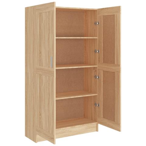 Libreria Rovere Sonoma 82,5x30,5x150 cm in Legno Multistrato - Foto 10