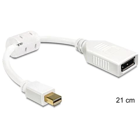 65427 mini Displayport 20 p Displayport 20 p Bianco cavo di interfaccia e adattatore - Foto 1