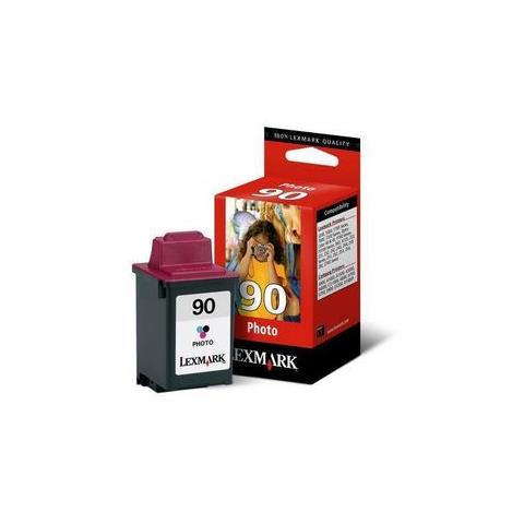 12A1990 Cartuccia Ink Originale Nera Ciano Chiaro Magenta Chiaro per Jetprinter 3200/5000 / Optra Color 40/45 / P706 Capacità 450 Pagine - Foto 1